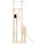 Katzenkratzbaum mit cremefarbenen Sisalstämmen, 190 cm von vidaXL, Katzenmöbel - Ref: Foro24-171648, Preis: 105,21 €, Rabatt: %