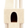 Cat scratching post with cream sisal posts 190 cm by vidaXL, Cat furniture - Ref: Foro24-171648, Price: 105,21 €, Discount: %