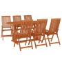 Garden dining set 7 pieces solid eucalyptus wood by vidaXL, Garden sets - Ref: Foro24-3087339, Price: 611,78 €, Discount: %
