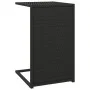 C-förmiger Tisch aus schwarzem synthetischem Rattan, 40 x 35 x 60 cm von vidaXL, Seitentische - Ref: Foro24-319406, Preis: 32...