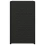 C-förmiger Tisch aus schwarzem synthetischem Rattan, 40 x 35 x 60 cm von vidaXL, Seitentische - Ref: Foro24-319406, Preis: 32...