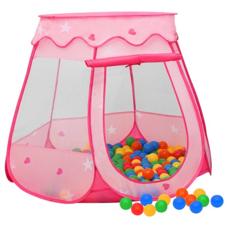 Kinderspielzelt mit 250 rosa Bällen 102x102x82 cm von vidaXL, Spielzelte und Tunnel - Ref: Foro24-3107724, Preis: 58,24 €, Ra...