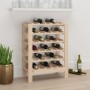 Solid pine wood bottle rack 65x29x112 cm by vidaXL, Wine racks - Ref: Foro24-822556, Price: 52,94 €, Discount: %