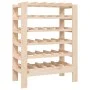 Flaschenregal aus massivem Kiefernholz, 65 x 29 x 112 cm von vidaXL, Weinregale - Ref: Foro24-822556, Preis: 52,45 €, Rabatt: %