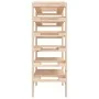 Flaschenregal aus massivem Kiefernholz, 65 x 29 x 112 cm von vidaXL, Weinregale - Ref: Foro24-822556, Preis: 52,45 €, Rabatt: %