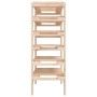 Solid pine wood bottle rack 65x29x112 cm by vidaXL, Wine racks - Ref: Foro24-822556, Price: 52,94 €, Discount: %