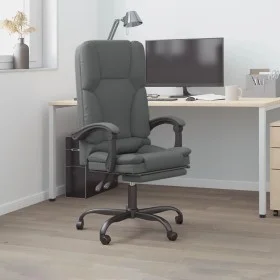 Dunkelgrauer Massage-Bürostuhl aus Stoff von vidaXL, Bürostühle - Ref: Foro24-349676, Preis: 143,23 €, Rabatt: %