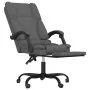 Dark Gray Fabric Massage Reclining Office Chair by vidaXL, Office chairs - Ref: Foro24-349676, Price: 146,01 €, Discount: %