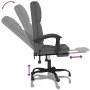 Dark Gray Fabric Massage Reclining Office Chair by vidaXL, Office chairs - Ref: Foro24-349676, Price: 146,01 €, Discount: %