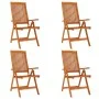 Sillas de jardín plegables 4 uds madera maciza de eucalipto de vidaXL, Sillas de jardín - Ref: Foro24-3087344, Precio: 287,42...