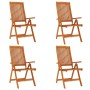 Sillas de jardín plegables 4 uds madera maciza de eucalipto by vidaXL, Garden chairs - Ref: Foro24-3087344, Price: 289,95 €, ...
