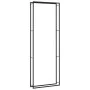 Matte black steel firewood rack 110x28x312 cm by vidaXL, Firewood bags and holders - Ref: Foro24-350312, Price: 69,25 €, Disc...