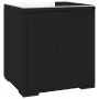 Rattan side table with black tempered glass top 40x37x40.5 cm by vidaXL, Side tables - Ref: Foro24-319388, Price: 57,33 €, Di...