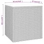 Rattan side table with black tempered glass top 40x37x40.5 cm by vidaXL, Side tables - Ref: Foro24-319388, Price: 57,33 €, Di...