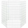 Rabbit cage 6 panels galvanized iron 54x100 cm by vidaXL, Cages and habitats for small animals - Ref: Foro24-171581, Price: 3...