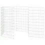 Rabbit cage 6 panels galvanized iron 54x100 cm by vidaXL, Cages and habitats for small animals - Ref: Foro24-171581, Price: 3...