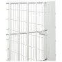 Rabbit cage 6 panels galvanized iron 54x100 cm by vidaXL, Cages and habitats for small animals - Ref: Foro24-171581, Price: 3...