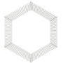 Jaula para conejos 6 paneles hierro galvanizado 54x100 cm