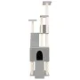 Cat scratching post with light gray sisal posts 190 cm by vidaXL, Cat furniture - Ref: Foro24-171649, Price: 94,22 €, Discoun...