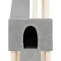 Cat scratching post with light gray sisal posts 190 cm by vidaXL, Cat furniture - Ref: Foro24-171649, Price: 94,22 €, Discoun...