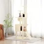 Cat scratching post with cream sisal posts 168 cm by vidaXL, Cat furniture - Ref: Foro24-171699, Price: 70,81 €, Discount: %