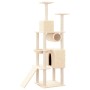 Katzenkratzbaum mit cremefarbenen Sisalstämmen, 168 cm von vidaXL, Katzenmöbel - Ref: Foro24-171699, Preis: 69,49 €, Rabatt: %