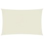 Toldo de vela rectangular tela Oxford color crema 4x7 m