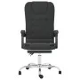 Reclining office chair with massage function, black synthetic leather by vidaXL, Office chairs - Ref: Foro24-349667, Price: 1...