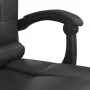 Reclining office chair with massage function, black synthetic leather by vidaXL, Office chairs - Ref: Foro24-349667, Price: 1...