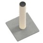 Light gray cat scratching post 22x22x45 cm by vidaXL, Cat furniture - Ref: Foro24-171676, Price: 21,90 €, Discount: %