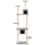Cat scratching post with light gray sisal posts 176 cm by vidaXL, Cat furniture - Ref: Foro24-171688, Price: 81,55 €, Discoun...