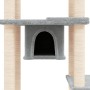 Katzenkratzbaum mit hellgrauen Sisalstämmen, 176 cm von vidaXL, Katzenmöbel - Ref: Foro24-171688, Preis: 82,76 €, Rabatt: %