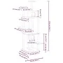 Cat scratching post with light gray sisal posts 176 cm by vidaXL, Cat furniture - Ref: Foro24-171688, Price: 81,55 €, Discoun...