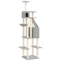 Cat scratching post with light gray sisal posts 201 cm by vidaXL, Cat furniture - Ref: Foro24-171643, Price: 93,81 €, Discoun...