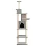 Cat scratching post with light gray sisal posts 201 cm by vidaXL, Cat furniture - Ref: Foro24-171643, Price: 93,81 €, Discoun...