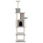 Katzenkratzbaum mit hellgrauen Sisalstämmen, 201 cm von vidaXL, Katzenmöbel - Ref: Foro24-171643, Preis: 95,42 €, Rabatt: %