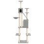 Katzenkratzbaum mit hellgrauen Sisalstämmen, 201 cm von vidaXL, Katzenmöbel - Ref: Foro24-171643, Preis: 95,42 €, Rabatt: %