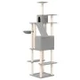 Cat scratching post with light gray sisal posts 201 cm by vidaXL, Cat furniture - Ref: Foro24-171643, Price: 93,81 €, Discoun...