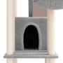 Katzenkratzbaum mit hellgrauen Sisalstämmen, 201 cm von vidaXL, Katzenmöbel - Ref: Foro24-171643, Preis: 95,42 €, Rabatt: %