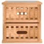 Bedside tables 2 pcs solid walnut wood 34x34x34 cm by vidaXL, Nightstands - Ref: Foro24-350346, Price: 67,17 €, Discount: %