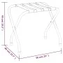 Schwarzer Kofferträger 56x40x49 cm von vidaXL, Gepäckträger und Kofferhalter - Ref: Foro24-153077, Preis: 45,53 €, Rabatt: %