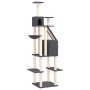 Katzenkratzbaum mit dunkelgrauen Sisalpfosten 201 cm von vidaXL, Katzenmöbel - Ref: Foro24-171644, Preis: 108,36 €, Rabatt: %