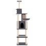 Katzenkratzbaum mit dunkelgrauen Sisalpfosten 201 cm von vidaXL, Katzenmöbel - Ref: Foro24-171644, Preis: 108,36 €, Rabatt: %