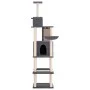 Katzenkratzbaum mit dunkelgrauen Sisalpfosten 201 cm von vidaXL, Katzenmöbel - Ref: Foro24-171644, Preis: 106,24 €, Rabatt: %