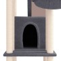 Katzenkratzbaum mit dunkelgrauen Sisalpfosten 201 cm von vidaXL, Katzenmöbel - Ref: Foro24-171644, Preis: 108,36 €, Rabatt: %