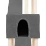 Cat scratcher with dark gray sisal posts 190 cm by vidaXL, Cat furniture - Ref: Foro24-171650, Price: 120,14 €, Discount: %