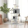 Cat scratching post with light gray sisal posts 153 cm by vidaXL, Cat furniture - Ref: Foro24-171694, Price: 67,43 €, Discoun...