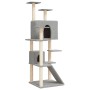 Cat scratching post with light gray sisal posts 153 cm by vidaXL, Cat furniture - Ref: Foro24-171694, Price: 68,45 €, Discoun...