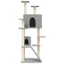 Cat scratching post with light gray sisal posts 153 cm by vidaXL, Cat furniture - Ref: Foro24-171694, Price: 68,45 €, Discoun...