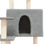 Cat scratching post with light gray sisal posts 153 cm by vidaXL, Cat furniture - Ref: Foro24-171694, Price: 67,43 €, Discoun...